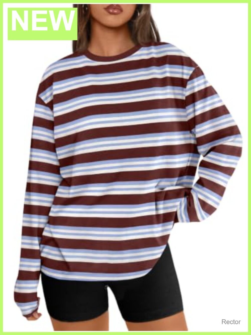 Oversized Long Sleeve T-Shirt Crew Neck Casual Fall Top